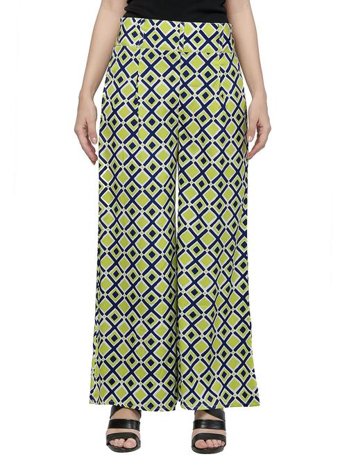 multicolored crepe palazzo - 12453210 - Very Small Image - 1