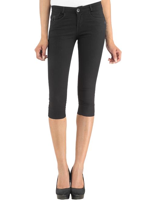 black denim capri - 12458953 - Very Small Image - 1