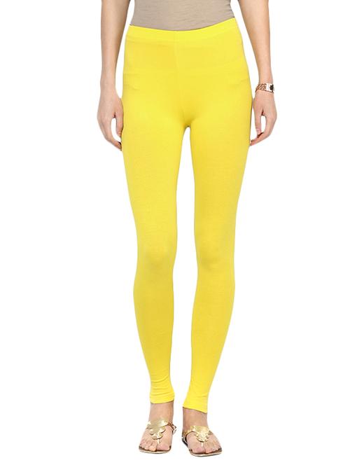 yellow cotton leggings - 12459912 - Very Small Image - 1
