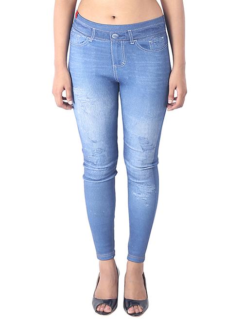 blue woollen jegging - 12460915 - Very Small Image - 1