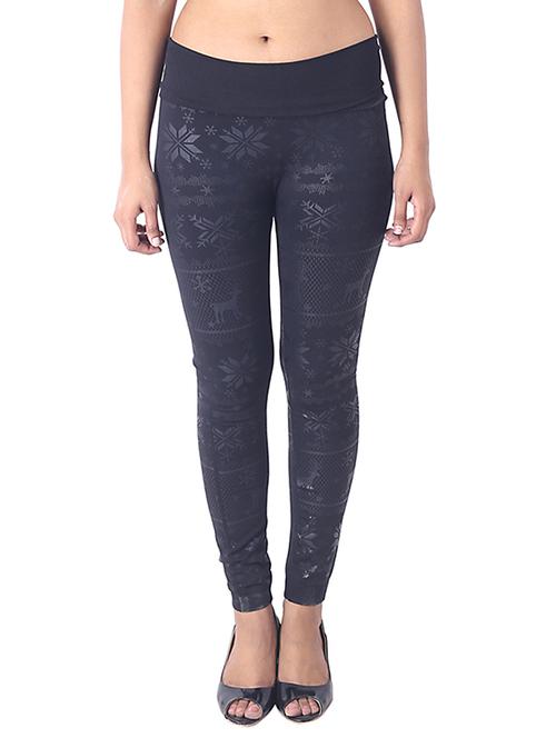 black woollen jegging - 12460919 - Very Small Image - 1
