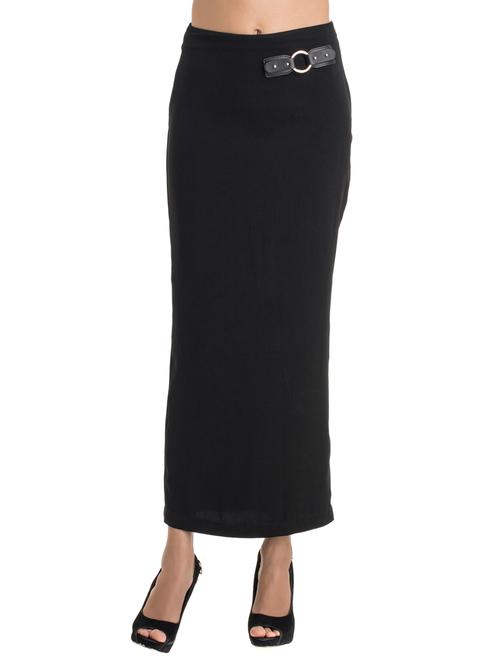 black polyester pencil skirt - 12461944 - Very Small Image - 1