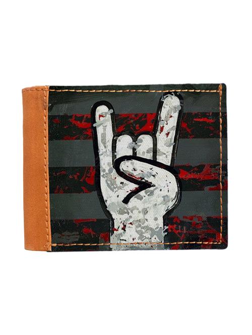 brown leatherette wallet - 12463483 - Very Small Image - 1