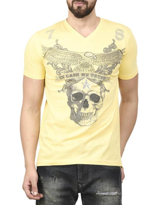 yellow cotton tshirt - 12467709 - Very Small Image - 1