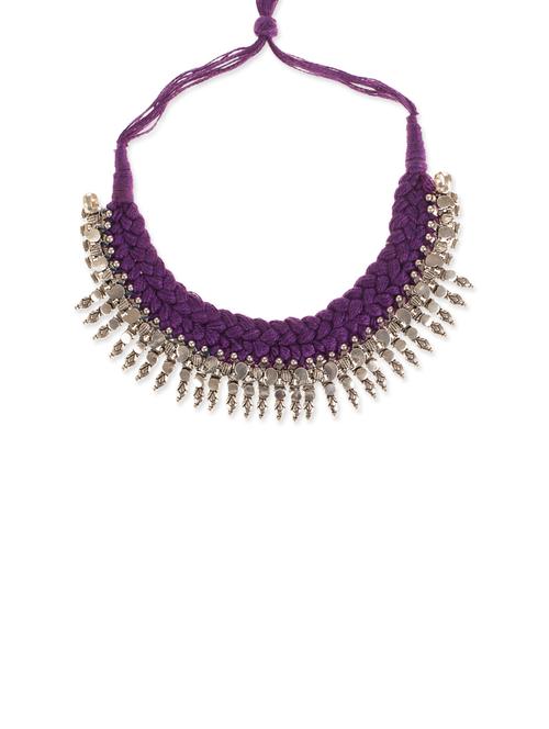 purple metal necklace - 12470098 - Very Small Image - 1