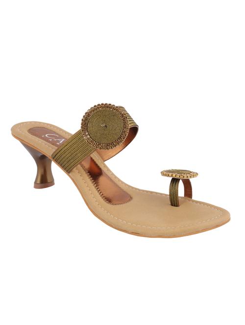 brown leatherette sandals - 12471777 - Very Small Image - 1