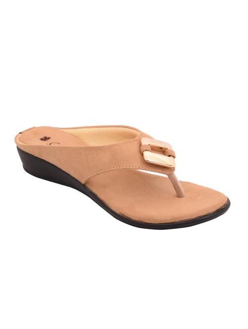 brown toe separator sandal - 12471795 - Very Small Image - 1