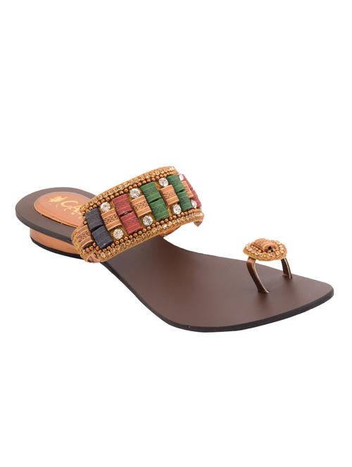 multi colored one toe sandal - 12471797 - Very Small Image - 1