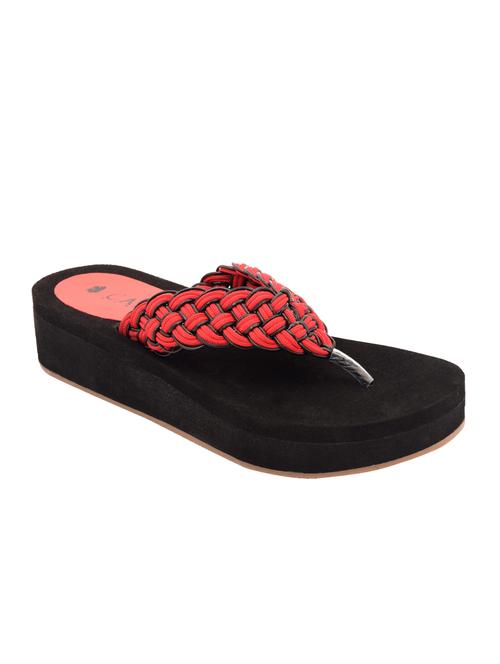 red toe separator flip flops - 12471808 - Very Small Image - 1
