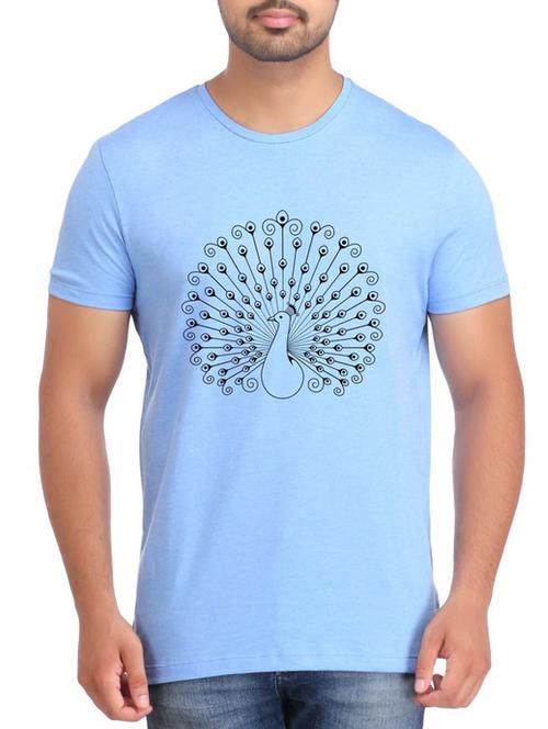 blue polyester tshirt - 12473166 - Very Small Image - 1