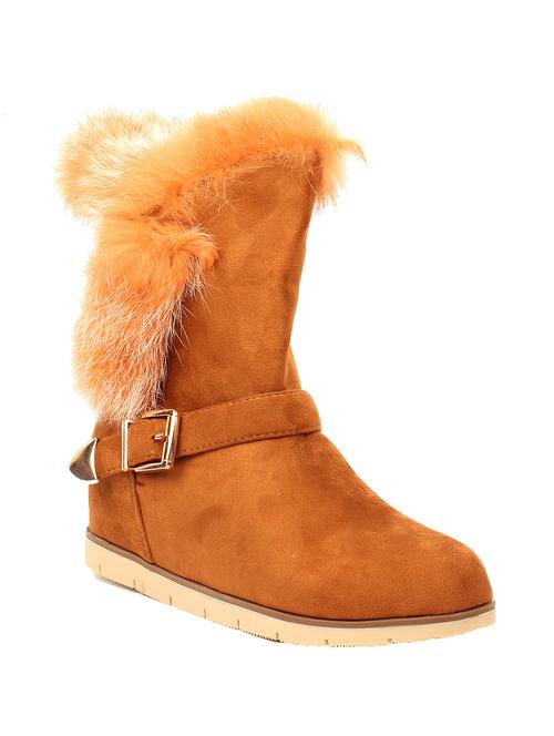tan suede calf boot - 12476429 - Very Small Image - 1