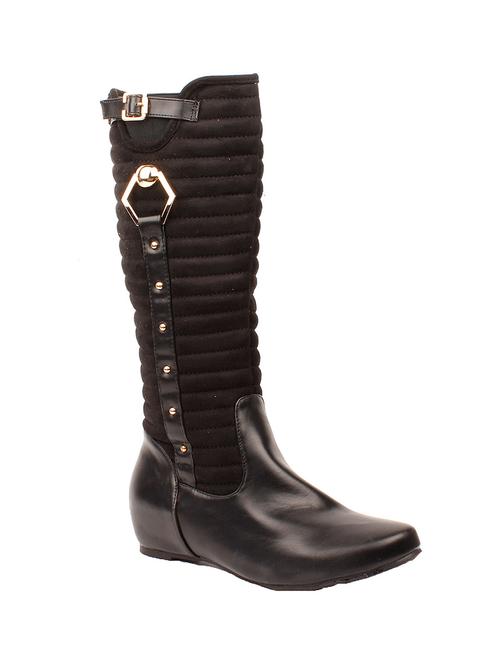 black knee length boot - 12477689 - Very Small Image - 1