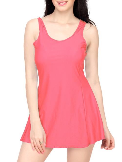 pink cotton functional swimsuit - 12478130 - Very Small Image - 1
