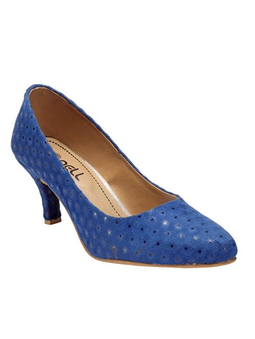 blue canvas slip on pumps - 12479466 - Very Small Image - 1