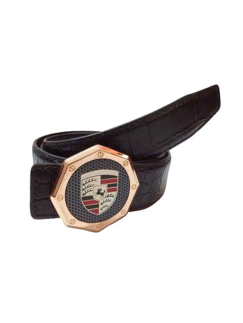 black leather belt - 12488999 - Very Small Image - 1