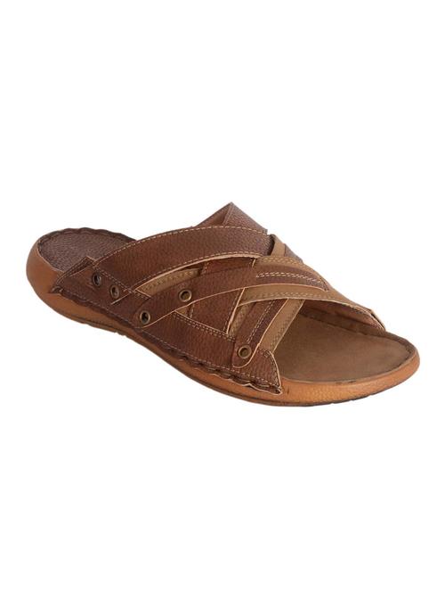 brown leather slipper - 12493350 - Very Small Image - 1