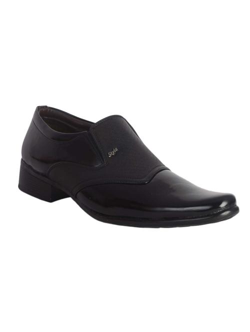 black leatherette slip on - 12493378 - Very Small Image - 1