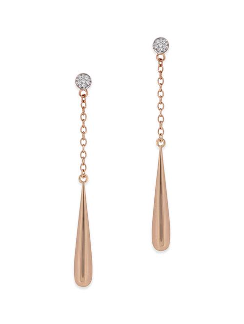 white gold drop earrings - 12508342 - Very Small Image - 1