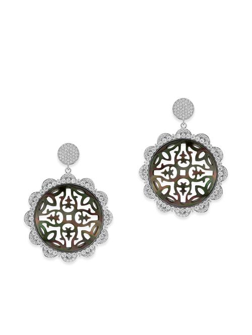 multi silver drop earrings - 12508379 - Very Small Image - 1