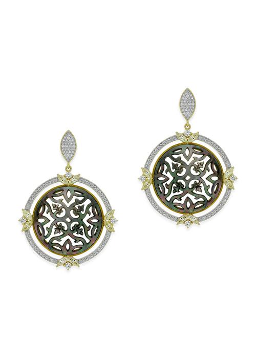 multi silver drop earrings - 12508381 - Very Small Image - 1