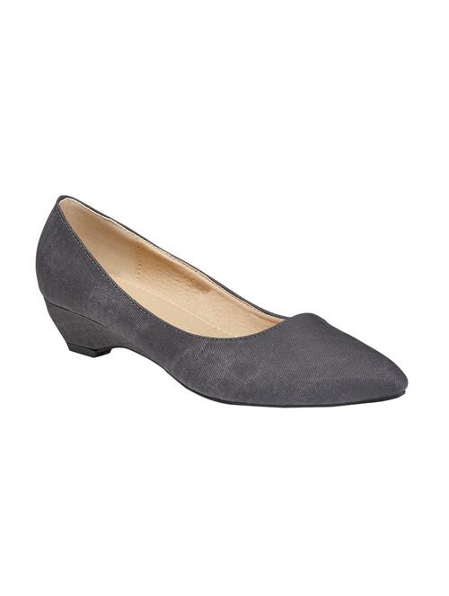 black pu slip on pumps - 12518798 - Very Small Image - 1
