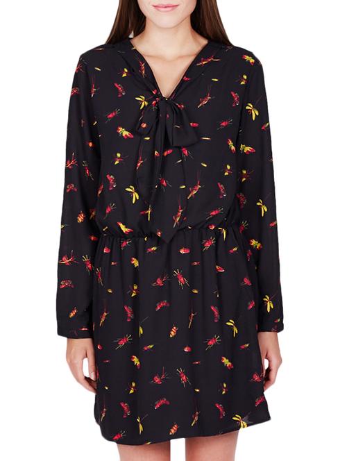 black printed dress - 12519132 - Very Small Image - 1
