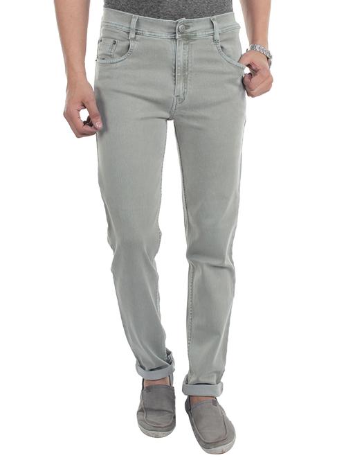 grey cotton jeans - 12519917 - Very Small Image - 1