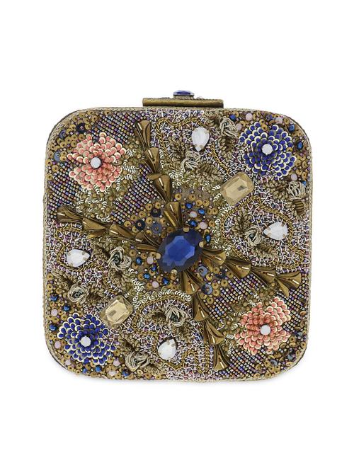 multi colored embellished leather clutch - 1252266 - Very Small Image - 1