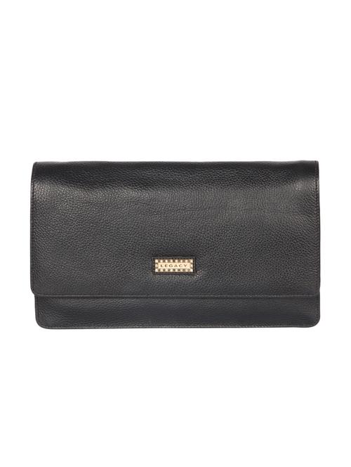 black leather sling clutch - 12522660 - Very Small Image - 1
