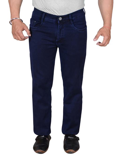 navy blue cotton jeans - 12540262 - Very Small Image - 1