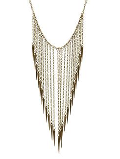 gold metallic neckpiece - 1254091 - Very Small Image - 1