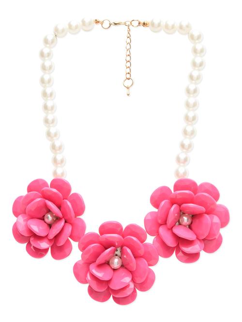 white metallic studded neckpiece - 1254092 - Very Small Image - 1
