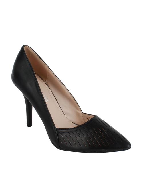 black leatherette pumps - 12543320 - Very Small Image - 1