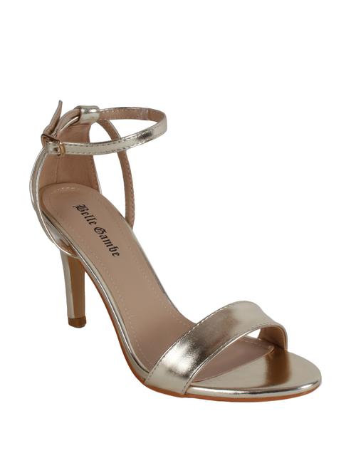 gold ankle strap sandal - 12543365 - Very Small Image - 1