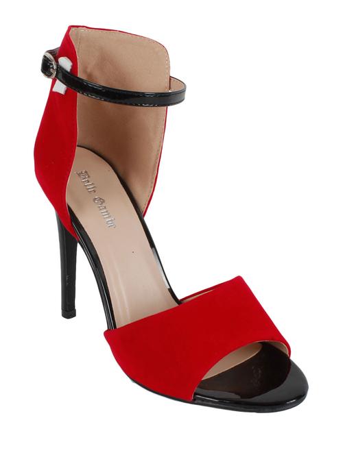 red ankle strap sandal - 12543409 - Very Small Image - 1