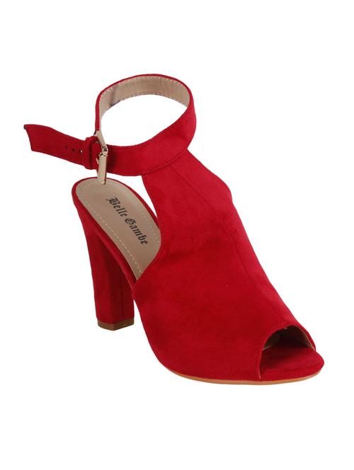 red ankle strap sandal - 12543414 - Very Small Image - 1