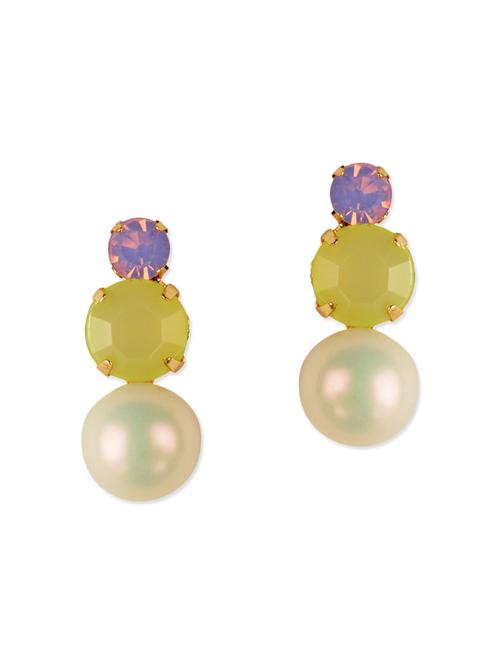 multi colored metal studs earrings - 12552059 - Very Small Image - 1