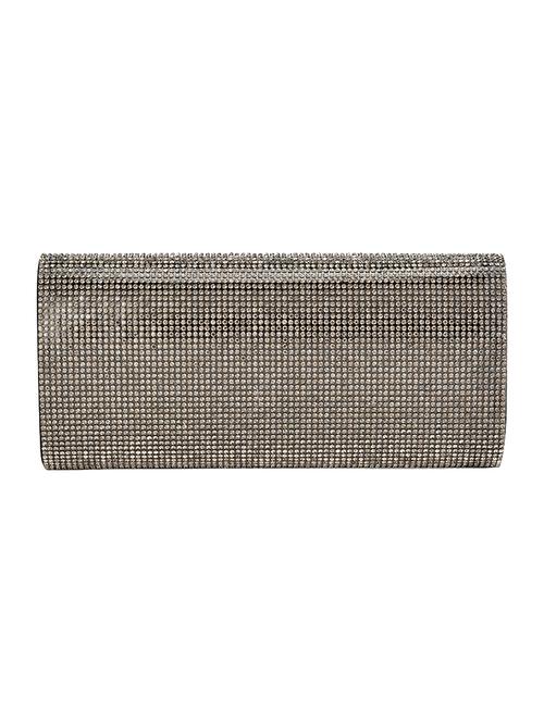 black metal embellished clutch - 12552117 - Very Small Image - 1