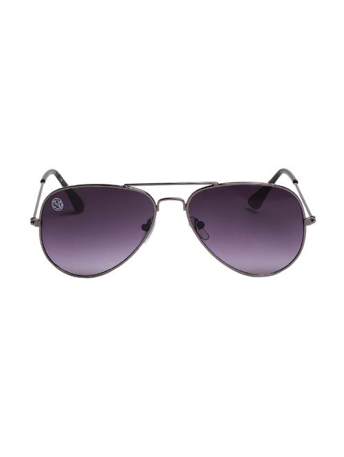 grey metal aviator men sunglass - 12553103 - Very Small Image - 1