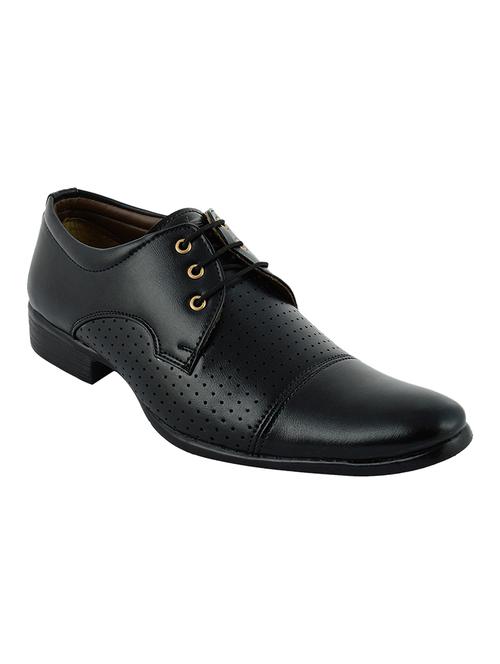 black leather lace up derby - 12553463 - Very Small Image - 1