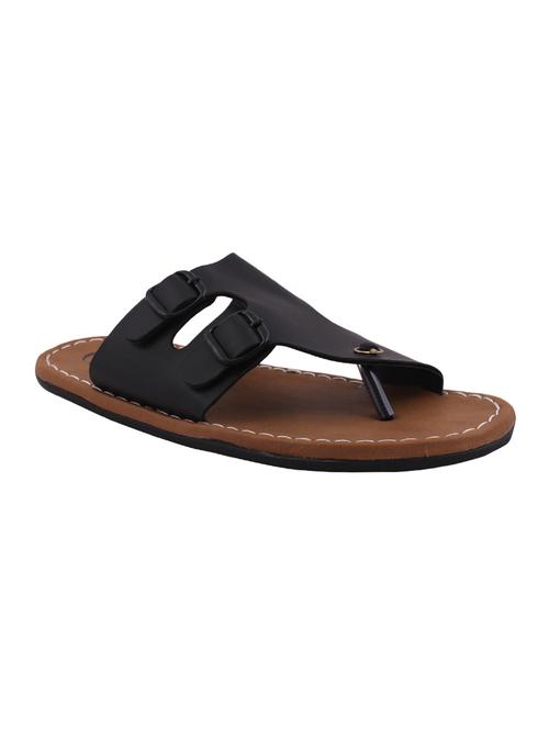 black Leatherette slipper - 12553596 - Very Small Image - 1