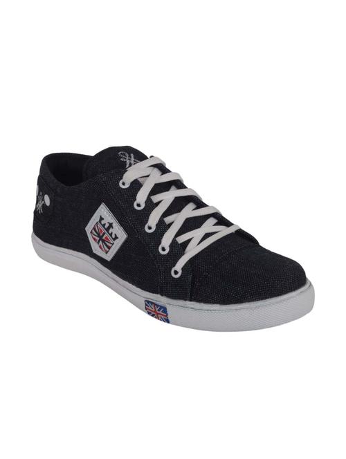 black canvas lace up sneakers - 12557153 - Very Small Image - 1