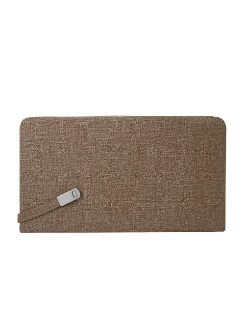 Brown canvas clutch - 12560068 - Very Small Image - 1