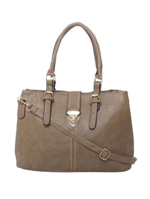 brown leatherette handbag with sling - 12562346 - Very Small Image - 1