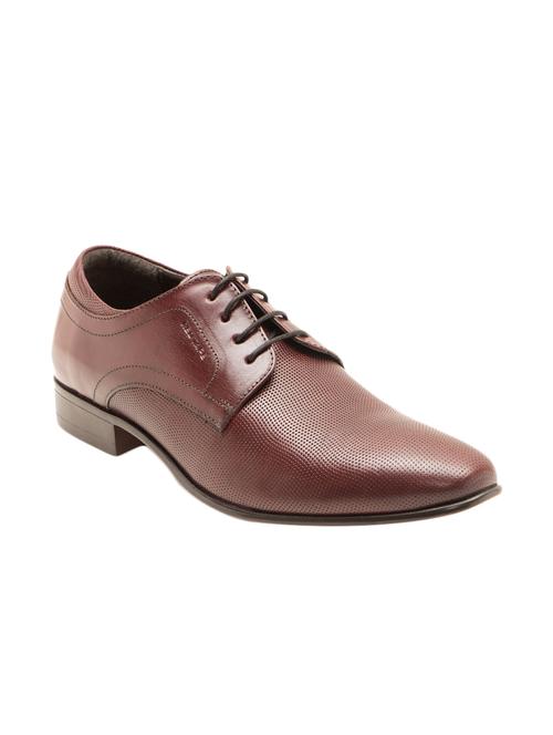 brown leather lace up derbies - 12563346 - Very Small Image - 1