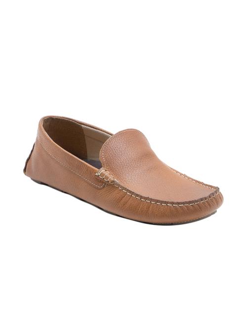 brown leather slip on loafers - 12563590 - Very Small Image - 1