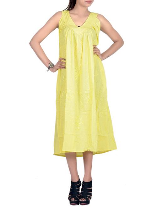 gathered detail tent dress - 12564533 - Very Small Image - 1