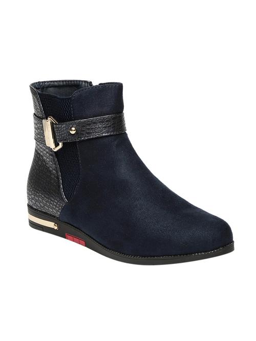 navy ankle boot - 12565039 - Very Small Image - 1