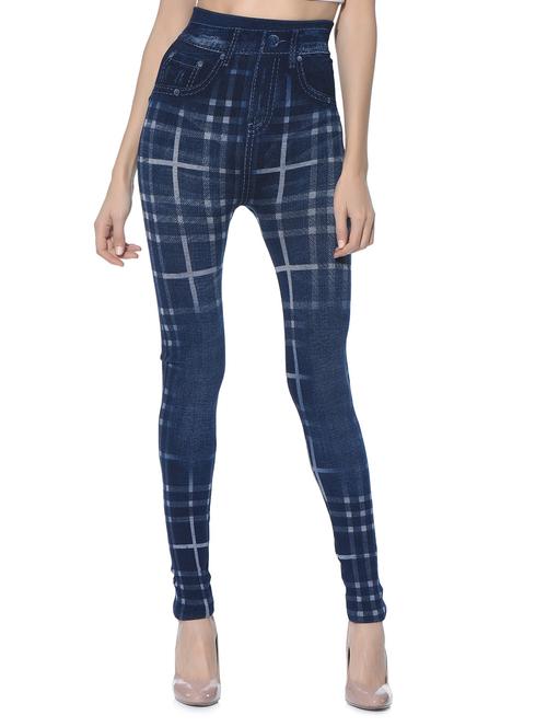 dark blue cotton jeggings - 12565754 - Very Small Image - 1