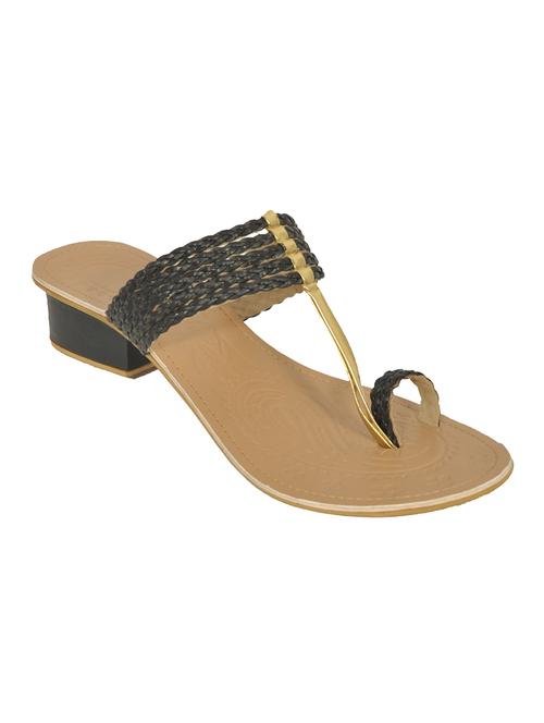black one toe sandal - 12565906 - Very Small Image - 1